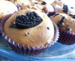 Desert muffins cu biscuiti Oreo-8