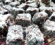 Desert prajitura Lamington - Tavalita cu cocos si ciocolata-8