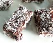 Desert prajitura Lamington - Tavalita cu cocos si ciocolata-9