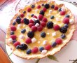 Desert tarta cu lamaie si fructe de padure-6