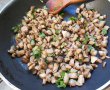Aperitiv bruschete calde cu ciuperci si mozzarella-0