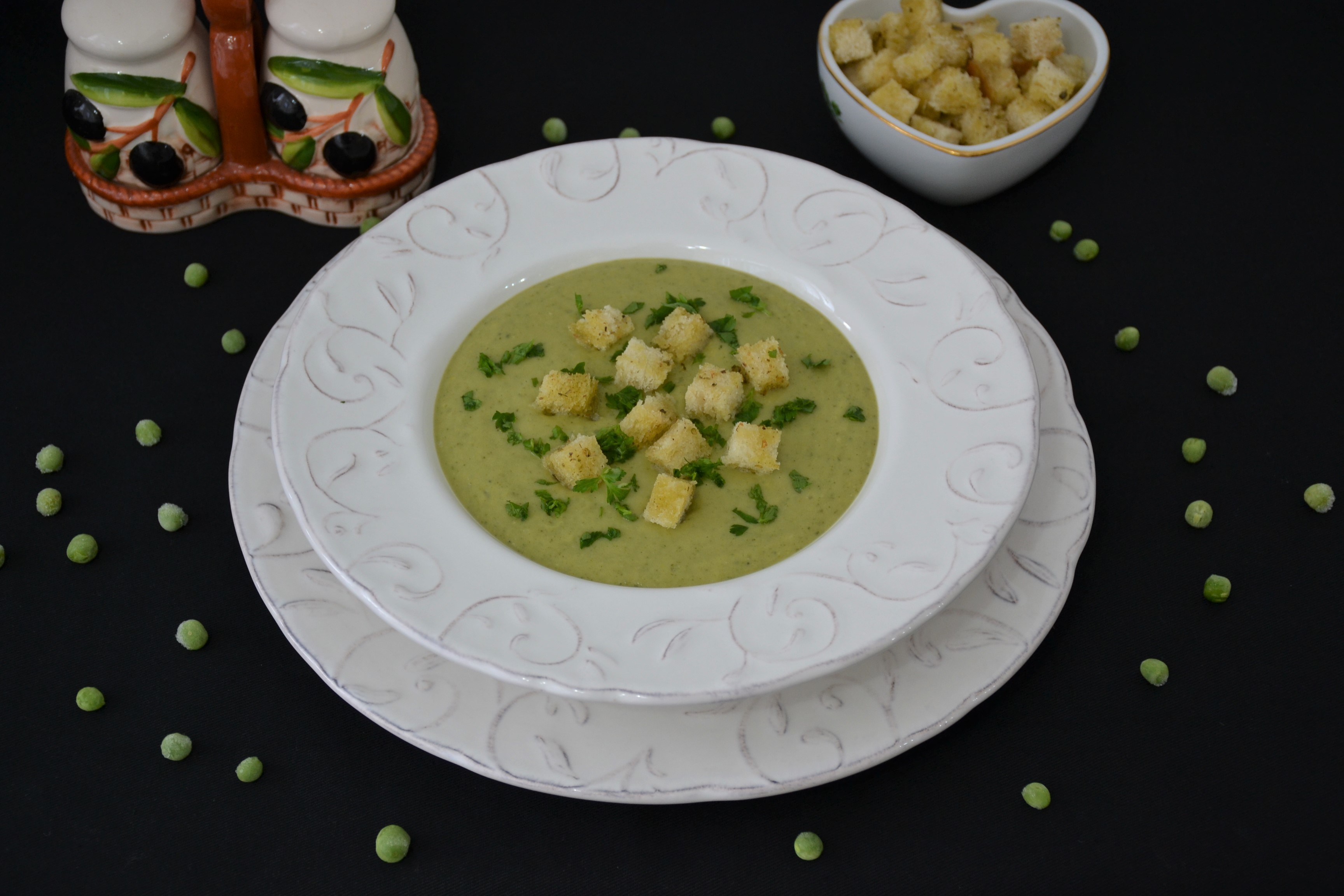 Supa crema de mazare si broccoli