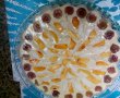 Desert tarta cu fructe de toamna (mere, pere, struguri)-7