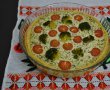Tarta cu branza, broccoli si spanac-6