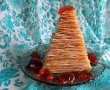 Desert piramida din clatite de post, cu dulceata si peltea de gutui-17