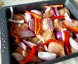 Friptura de curcan cu legume si sos de rosii-0