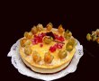 Desert tort cu mango si mousse de piersici-0