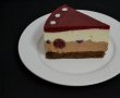 Desert cheesecake rece cu ciocolata si visine-9