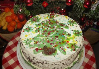 Desert tort cu zmeura si caramel