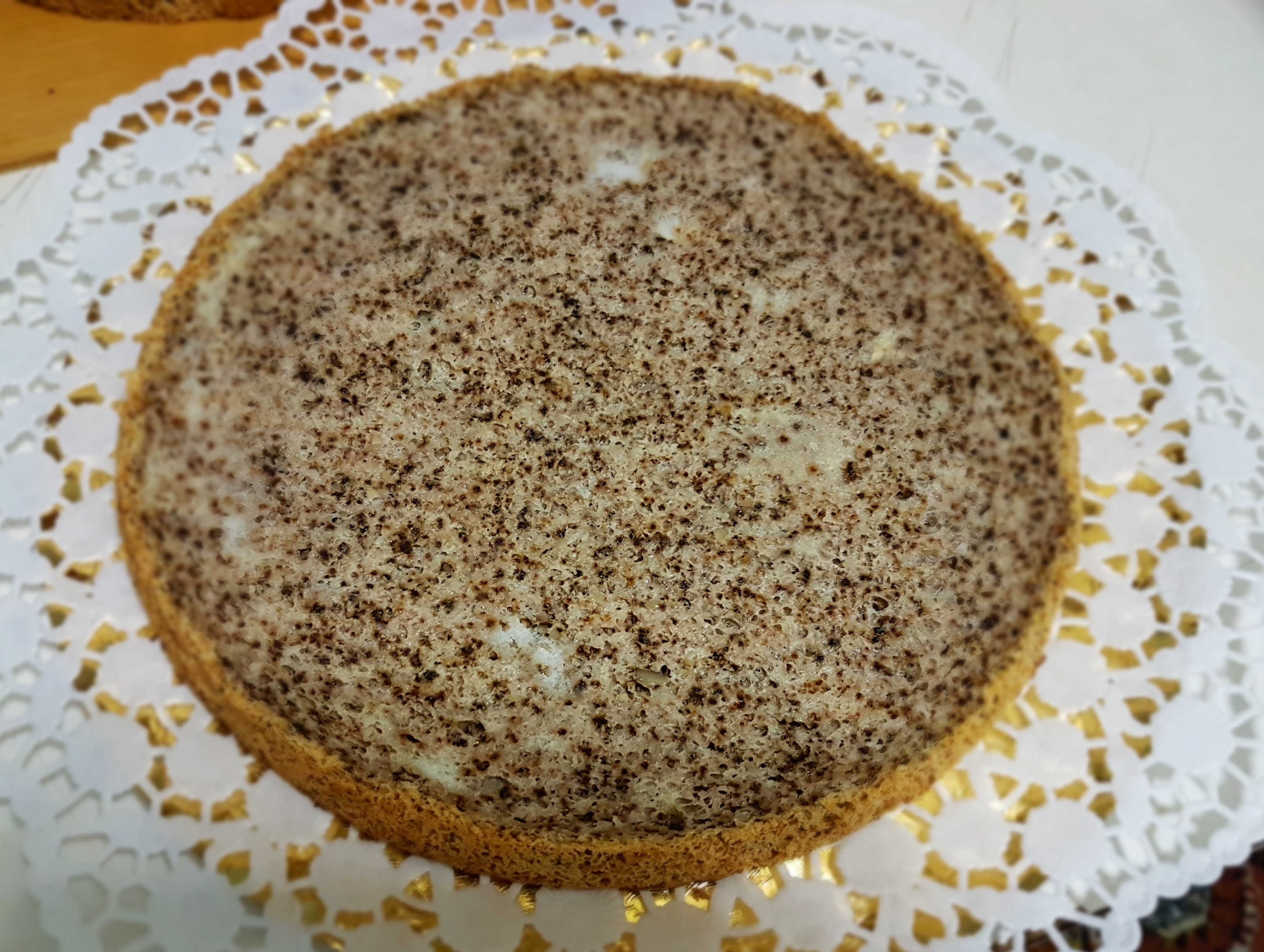 Desert tort cu crema de vanilie si jeleu de fructe de padure - 2018
