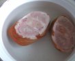 Rasol afumat de porc, cu pastai si rosii-3