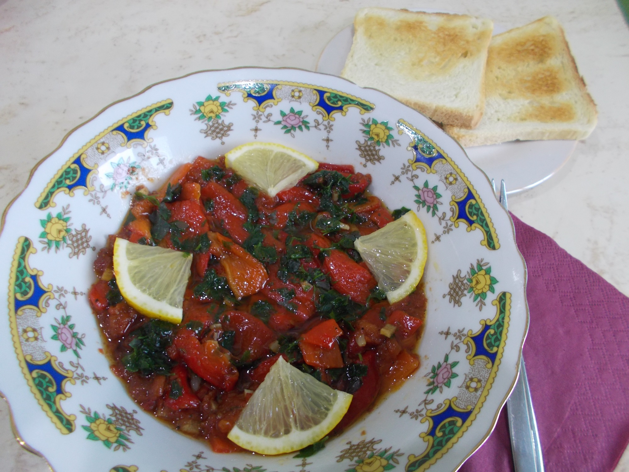 Taktouka - salata marocana