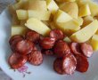 Cartofi taranesti cu carnat, la cuptor-4