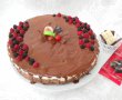 Desert tort cu trei straturi de ciocolata-4