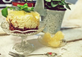 Desert cheesecake cu Pomelo