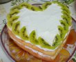 Desert tort inima cu mascarpone si fructe-8