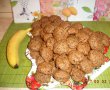 Desert cookies cu banane, unt de arahide si fulgi de ciocolata-13