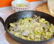 Tortellini cu ciuperci, sos alb si branza romaneasca Praid-5
