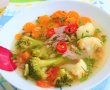 Ciorba de porc cu conopida si broccoli-16