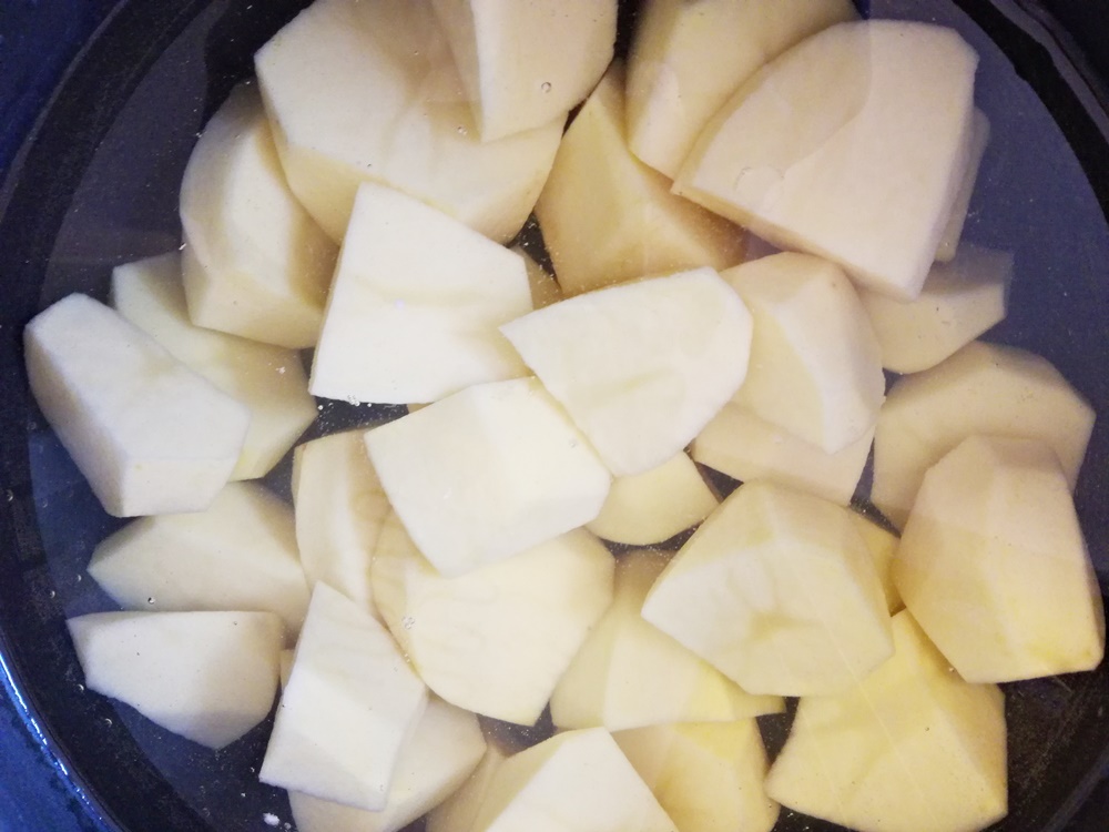 Piure de cartofi cu lapte de migdale