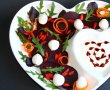 Salata cu mozzarella, sfecla rosie si goji-4