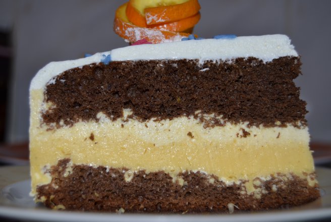 Desert tort cu crema de mandarine