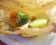 Piept de pui cu legume en papillote-4