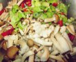 Aperitiv budinca cu pui, ciuperci si legume-5