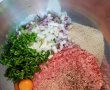 Kufta bil Batinjal (Rulouri libaneze din vinete umplute cu chiftele in sos de rosii)-1