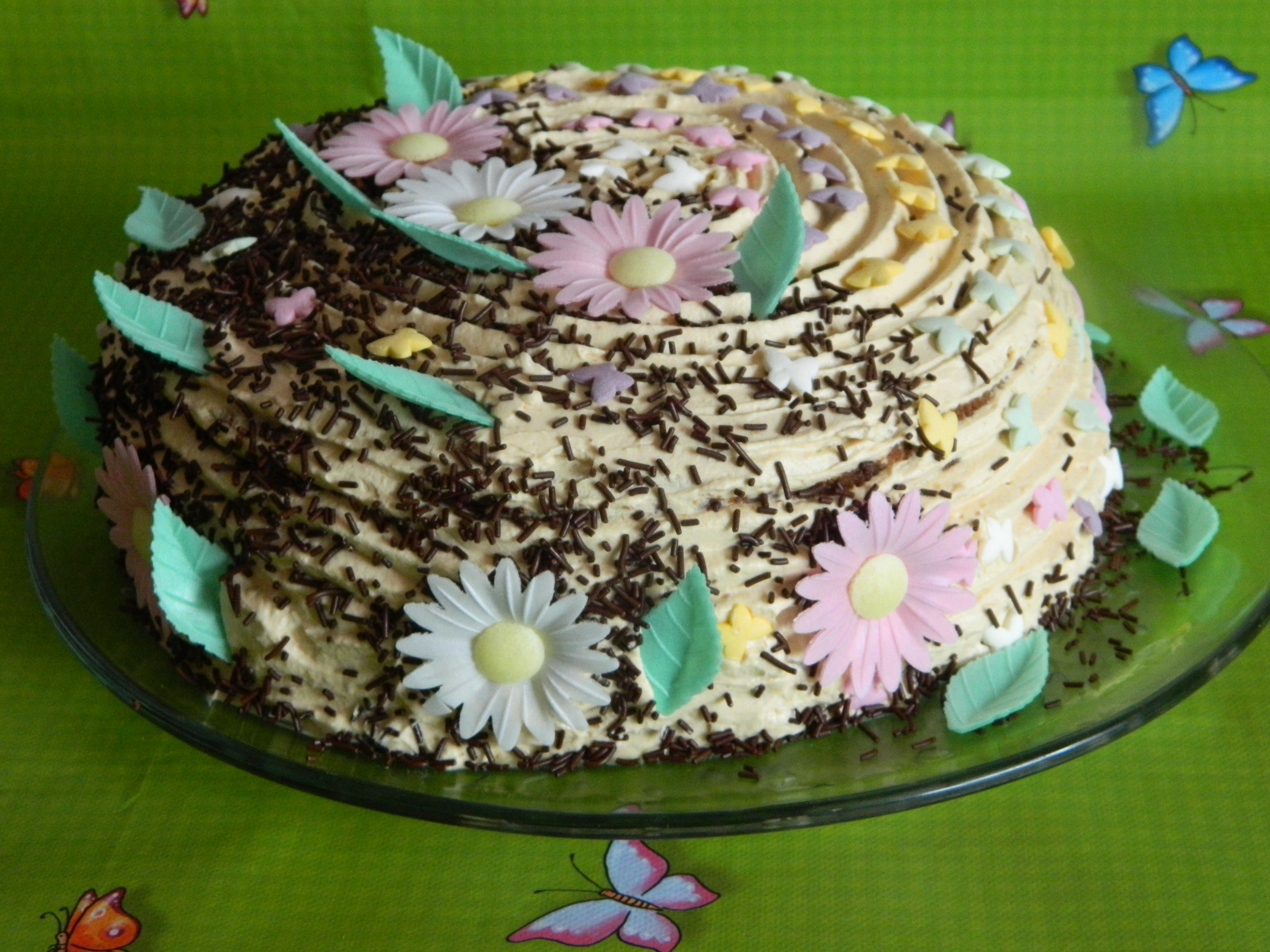Desert tort cu crema caramel si ananas (de post) - Reteta nr 500
