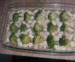 Budinca de broccoli cu piept de pui-1
