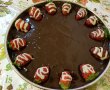 Desert tort cu Oreo, capsuni si ciocolata-8