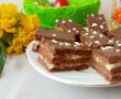 Desert prajitura cu foi de cacao si crema cu lapte condensat-14