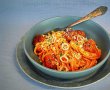 Spaghetti cu sos si chiftelute-4
