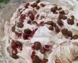 Desert cheesecake marmorat cu ciocolata si visine-6