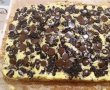Desert brownie cheesecake cu oreo-5