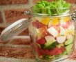 Salata de legume la borcan, in straturi-1