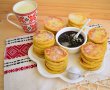 Desert mini pancakes cu piersici-7
