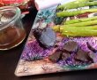 Aperitiv fritata/ Omleta cu asparagus si trufa neagra-3
