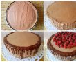 Desert tort cu ciocolata si zmeura-3