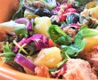 Salata de cartofi noi, cu somon afumat si ton-11