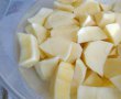 Pulpe de cocos cu cartofi natur si salata de ardei copți-0