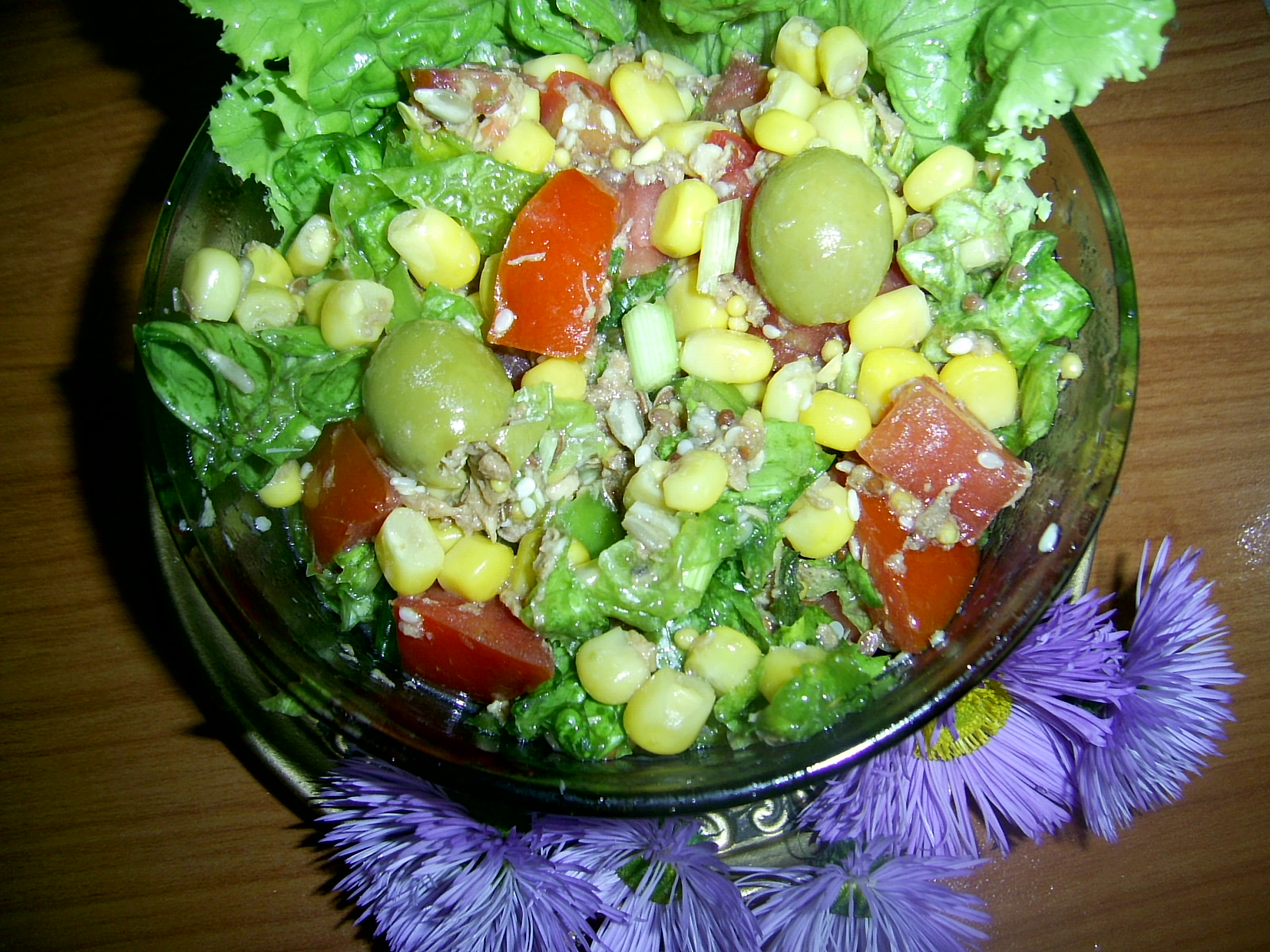 Salata de ton cu seminte