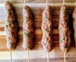 Frigarui din carne tocata cu sos tzatziki, pita cu masline si Delikat-4