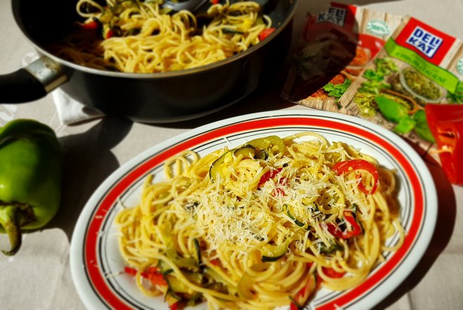 Spaghete cu legume