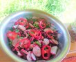 Salata de fasole rosie cu carnat de porc-15