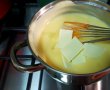 Desert prajitura cu mere, biscuiti si budinca de vanilie-5