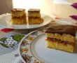 Desert prajitura cu mere, biscuiti si budinca de vanilie-13