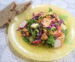 Salata cu somon afumat si telemea de capra-14