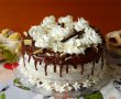 Desert tort cu crema de ciocolata, afine si zmeura - Reteta 800-23